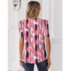 image:imageZeagoo Women Blouses Puff Short Sleeve Tops V Neck Dressy Casual Spring Shirts Boho Floral Cute Clothes 2026Jh603pink