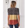 image:imageZeagoo Women Blouses Puff Short Sleeve Tops V Neck Dressy Casual Spring Shirts Boho Floral Cute Clothes 2026Xh553flowers
