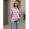 image:imageZeagoo Womens Short Sleeve Sweater 2026 Spring Summer Tops Lightweight Casual V Neck Sweaters Dressy Work Blouses ClothesA Floral Jh455