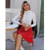 image:imageZeagoo Womens Skirt Basic Mini Skater Skirt 2026 Summer Skirts Stretchable High Waist ALine Valentines Skirts02 Red