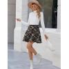 image:imageZeagoo Womens Skirt Basic Mini Skater Skirt 2026 Summer Skirts Stretchable High Waist ALine Valentines SkirtsBf131