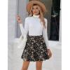 image:imageZeagoo Womens Skirt Basic Mini Skater Skirt 2026 Summer Skirts Stretchable High Waist ALine Valentines SkirtsBf131