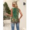 image:imageZeagoo Womens Summer Tank Tops 2026 Pleated V Neck Floral Loose Fit Casual Flowy Boho Tunic Sleeveless ShirtsMz839