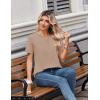 image:imageZeagoo Womens Summer Tops V Neck Short Sleeve Shirts Dressy Casual Blouse Spring Vacation Tshirts ClothesKhaki