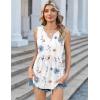 image:imageZeagoo Womens Tank Tops 2026 Sleeveless V Neck Loose Fit Casual Flowy Boho Beach Summer ShirtsFloral Bf290