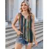 image:imageZeagoo Womens Tank Tops 2026 Sleeveless V Neck Loose Fit Casual Flowy Boho Beach Summer ShirtsPrint Cx289