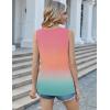 image:imageZeagoo Womens Tank Tops 2026 Sleeveless V Neck Loose Fit Casual Flowy Boho Beach Summer ShirtsPrint Jb218
