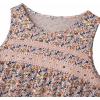 image:imageZeagoo Womens Tank Tops 2026 Summer Pleated Scoop Neck Sleeveless Lace Crochet Boho Tops Dressy Casual Loose Fit BlousesFloral Pink