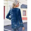 image:imageZeagoo Womens Tops Long Sleeve Shirts Boho Tops for Women 2026 Fall Blouses Ladies Sweatshirts Spring Fashion ClothingA01blue Print