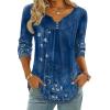 image:imageZeagoo Womens Tops Long Sleeve Shirts Boho Tops for Women 2026 Fall Blouses Ladies Sweatshirts Spring Fashion ClothingA01blue Print