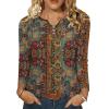 image:imageZeagoo Womens Tops Long Sleeve Shirts Boho Tops for Women 2026 Fall Blouses Ladies Sweatshirts Spring Fashion ClothingA01ethnic Style