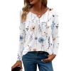 image:imageZeagoo Womens Tops Long Sleeve Shirts Boho Tops for Women 2026 Fall Blouses Ladies Sweatshirts Spring Fashion ClothingA01white Print