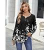 image:imageZeagoo Womens Tops Long Sleeve Shirts Boho Tops for Women 2026 Fall Blouses Ladies Sweatshirts Spring Fashion ClothingBlack Print
