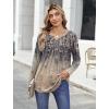 image:imageZeagoo Womens Tops Long Sleeve Shirts Boho Tops for Women 2026 Fall Blouses Ladies Sweatshirts Spring Fashion ClothingGradient Retro Flowers
