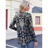 image:imageZeagoo Womens Tops Long Sleeve Shirts Boho Tops for Women 2026 Fall Blouses Ladies Sweatshirts Spring Fashion ClothingNavy Blue Ethnic