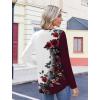 image:imageZeagoo Womens Tops Long Sleeve Shirts Boho Tops for Women 2026 Fall Blouses Ladies Sweatshirts Spring Fashion ClothingRed Flowers