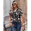image:imageZeagoo Womens Tops Short Sleeve Shirts Button Down Casual Blouses V Neck Outfits Summer Spring Clothes 2026Multicolor312