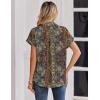 image:imageZeagoo Womens Tops Short Sleeve Shirts Button Down Casual Blouses V Neck Outfits Summer Spring Clothes 2026Multicolor721