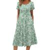 2601 Green Floral