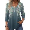 Floral Grey Green