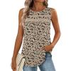 Beige Black Print