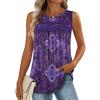 Purple Boho Print