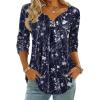Navy Blue Flowers