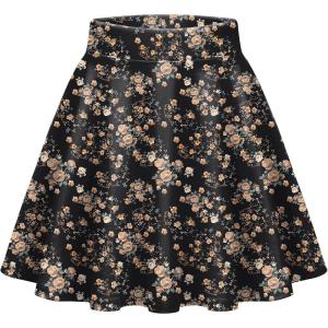 image:imageZeagoo Womens Skirt Basic Mini Skater Skirt 2026 Summer Skirts Stretchable High Waist ALine Valentines SkirtsBf131