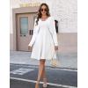 image:imageZeagoo Cropped Cardigan Sweaters for Women Long Sleeve Knit Open Front Bolero Shrug for DressesAwhite
