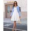 image:imageZeagoo Cropped Cardigan Sweaters for Women Long Sleeve Knit Open Front Bolero Shrug for DressesLight Blue