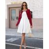 image:imageZeagoo Cropped Cardigan Sweaters for Women Long Sleeve Knit Open Front Bolero Shrug for DressesRed