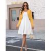 image:imageZeagoo Cropped Cardigan Sweaters for Women Long Sleeve Knit Open Front Bolero Shrug for DressesYellow
