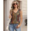 image:imageZeagoo Womens Tank Tops Pleated V Neck Business Casual Sleeveless Blouse Trendy Dressy Textured Summer Work ShirtsMz721 Boho