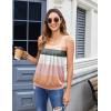 image:imageZeagoo Womens Tank Tops Summer Sleeveless Loose Fit Square Neck Pleated Shirts Banded Basic Casual Trendy ClothesFcolorblock
