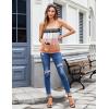 image:imageZeagoo Womens Tank Tops Summer Sleeveless Loose Fit Square Neck Pleated Shirts Banded Basic Casual Trendy ClothesFcolorblock