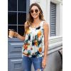 image:imageZeagoo Womens Tank Tops Summer Sleeveless Loose Fit Square Neck Pleated Shirts Banded Basic Casual Trendy ClothesFmulti Teal