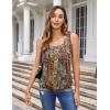 image:imageZeagoo Womens Tank Tops Summer Sleeveless Loose Fit Square Neck Pleated Shirts Banded Basic Casual Trendy ClothesPattern 721