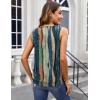 image:imageZeagoo Womens Tank Tops Summer Sleeveless Loose Fit Square Neck Pleated Shirts Banded Basic Casual Trendy ClothesPattern Cx289