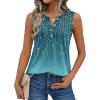 image:imageZeagoo Womens Tank Tops Summer Sleeveless Tops Loose Button Henley Shirts Crew Neck Dress Casual 2026 ClothesA Xh363