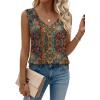 image:imageZeagoo Womens Tank Tops Pleated V Neck Business Casual Sleeveless Blouse Trendy Dressy Textured Summer Work ShirtsMz721 Boho