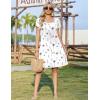 image:imageZEAGOO Summer Dresses for Women 2026 Sundress Short Petal Sleeve Dress with Pockets Floral Dresses for CasualAfloraldh950