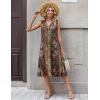 image:imageZeagoo Sundresses Dresses for Women 2026 Summer Sleeveless V Neck Casual Midi Tank Beach Vacation Dresses with Pockets01mz721