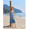 image:imageZeagoo Sundresses Dresses for Women 2026 Summer Sleeveless V Neck Casual Midi Tank Beach Vacation Dresses with PocketsBf171