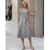 image:imageZeagoo Sundresses Dresses for Women 2026 Summer Sleeveless V Neck Casual Midi Tank Beach Vacation Dresses with PocketsHf42