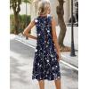 image:imageZeagoo Sundresses Dresses for Women 2026 Summer Sleeveless V Neck Casual Midi Tank Beach Vacation Dresses with PocketsSf180