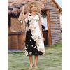 image:imageZeagoo Women Beach Summer Midi Dress 2026 Sleeveless Casual Beachy Sundress Button Down Loose Tank Dresses with PocketsRose