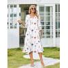 image:imageZeagoo Women Casual Dress 34 Sleeve Casual Loose Midi DressDh950