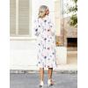 image:imageZeagoo Women Casual Dress 34 Sleeve Casual Loose Midi DressDh950