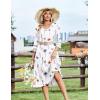 image:imageZeagoo Women Casual Dress 34 Sleeve Casual Loose Midi DressDh950