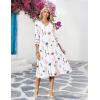 image:imageZeagoo Women Casual Dress 34 Sleeve Casual Loose Midi DressDh950